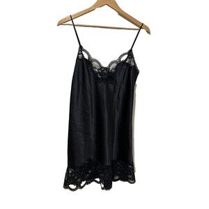 Vintage‎ Body Chic Womans Y2K Lace Tank Top Size S/M Whimsigoth Witchy Emo 90s